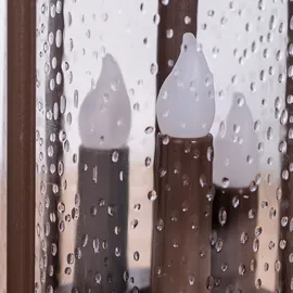 GLOBO 2er Set LED Solarleuchte, Feuer-Effekt, rostfarben, 3in1, 12 cm,