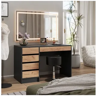 Vicco Hocker Design, Schwarz, 33.5 x 67 cm für Schminktisch
