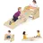 Costway Kletterdreieck mit Rutsche Bunt