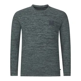 Charles Colby Rundhalspullover petrol 4XL