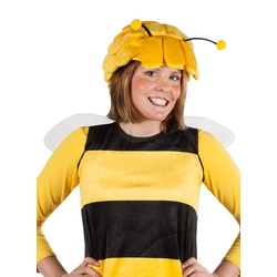 Maskworld Kostüm-Flügel Biene Maja Flügel, Ein Flügelpaar mit elastischen Bändern – passt für Willi und Biene gelb