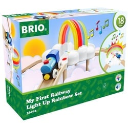 BRIO® Spielzeugeisenbahn-Set »Brio Eisenbahn Mein erstes BRIO Bahn Regenbogen-Set 11 Teile 36002«
