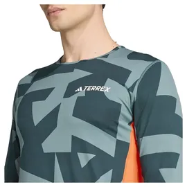 adidas Multi Synthetic Langarm-baselayer - Preloved Teal - XL