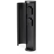 Wiltec Gartensteckdose 2-fach Grau 2 St.