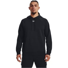 Under Armour Rival Fleece Hoodie Herren 001 black/white L