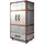 Casa Padrino Luxus Weinschrank 63 x 52 x 130 cm Silber/Braun