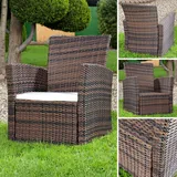 MuCoLa Relaxsessel 62 x 78 x 65 cm braun