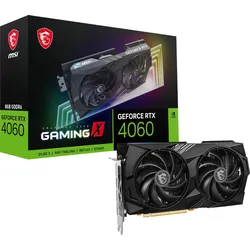 MSI GeForce RTX 4060 GAMING X 8G Grafikkarte - 8GB GDDR6, 1x HDMI, 3x DP