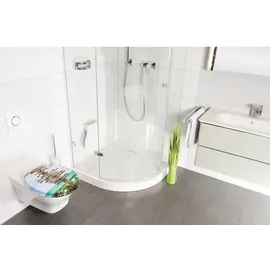 Sanilo WC Sitz mit Absenkautomatik Key West, Hochwertiger und Stabiler Toilettendeckel aus Holz