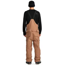 Volcom Roan Bib Overall Snowboardhose Terra Brown S