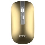 INCA Bluetooth & kabellose 2,4G kabellose optische Maus wiederaufladbare 800-1200-1600 Dpi Silent-Mau