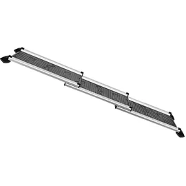 Nobby Aluminium Teleskop-Rampe Hunderampe 158 x 42 cm Grau