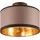rl live your light Davos 2 E14 rund schwarz matt/taupe