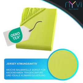 nyvi Spannbettlaken Mikrofaser 180 x 200 - 200 x 200 cm Rot