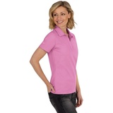 Trigema Poloshirt TRIGEMA Poloshirt ohne Knopfleiste (1-tlg) rosa S