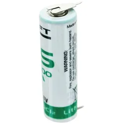 SAFT LS14500CNA Lithium Batterie mit 2er Print Kontakten