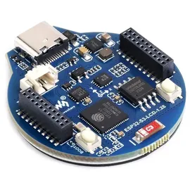 Waveshare ESP32-S3, 1.28 Zoll IPS LCD, WiFi / BT, 240x240, 6-Achsen IMU, 32-bit LX7 Dual-core, rund