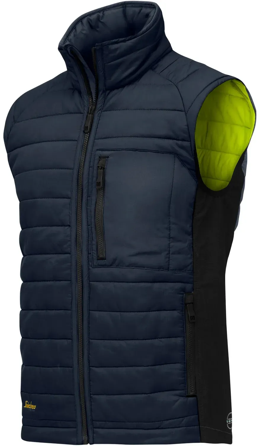 Fleeceweste SNICKERS WORKWEAR "AllroundWork Isolator", Herren, Gr. XXL, blau (marine), Obermaterial: 100% Polyamid PA., Westen Fleeceweste