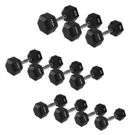 OEM HMS HEX PRO Kurzhantel 30 kg grau/silber