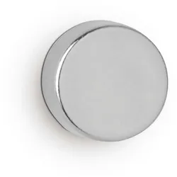 MAUL Neodym-Scheibenmagnet 3x8mm 1500g hellsilber VE=10x10 Stück