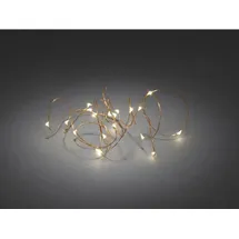 Konstsmide LED Lichterkette Micro 4,4 m Kupfer warmweiß
