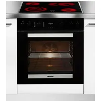 Miele Elektro-Herd-Set H 2455 E D OBSW/EDST mit KM
