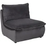 Hela Loungesessel »RHODOS«, (1 St.), Sessel;gepolstert;aufgesetztes Kissen;Microfaser;Breitcord grau