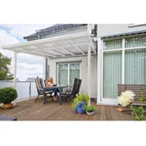 Gutta Terrassenüberdachung Basic 306x306cm weiß