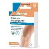 Lifemed Knie- und Ellbogenpflaster Allround Wundpflaster Stern-Form 7,6 x 6,5 cm 3 St.