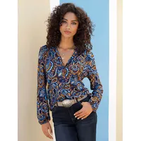 Heine Klassische Bluse HEINE, Damen, Gr. 34, braun (cognac,