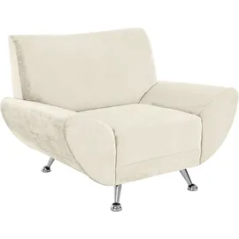 INOSIGN Sessel »Saltare elegant und komfortabel, toller Designfuß«, weiß