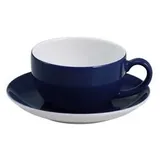 Dibbern Solid Color Kaffee-/Tee-Untertasse aus Porzellan, Farbe: Navy, 20 109 000 32