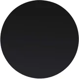 deluke Tischplatte rund Ø 50 cm Glas 8 mm dick Schwarz