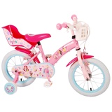TPFSports Disney Princess Kinderfahrrad - Mädchen - 14 Zoll - 2 Handbremsen - Pink