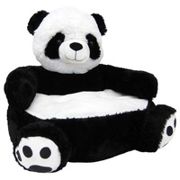 Wagner 8050 - Kindersessel Panda in Weiss-schwarz aus Plüsch, ca. 50 cm, Plüschtier Plüsch Sessel Kindersofa Sofa