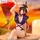 furyuu Overlord Noodle Stopper Albedo Swimsuit 16 cm Figur - Mehrfarbig