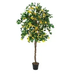 EUROPALMS Bougainvillea, Kunstpflanze, gelb, 180cm