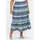 Sieh an! Stufenrock Damen Paisley Blau 52