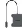 Sitecom USB-C zu Dual HDMI Adapter 30 cm Grau