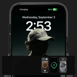 SPIGEN iPhone Air Ultra Hybrid MagSafe Hülle grau