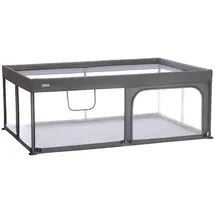 fillikid Laufgitter, Grau, Metall, Kunststoff, 120x68x180 cm, Babymöbel, Laufstall Baby