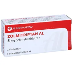 Zolmitriptan AL 5 mg Schmelztabletten 6 St