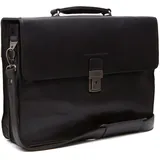 The Chesterfield Brand Aktentasche Leder 41 cm Laptopfach schwarz