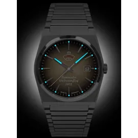 ruhla Space Control Sigmund Jähn Automatik Leder 40,0 mm 4660M-2