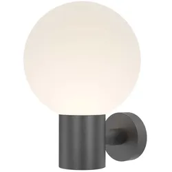 Wandlampe Wandleuchte Außenlampe Hauswand Eingang Wetterfest schwarz Höhe  28cm