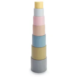 Dantoy 6030 - Tiny Stapelbecher 7-teilig mehrfarbig Bio-Plastik