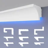 heximo LED-Schattenfugenprofil Stuckleisten 20,4 m