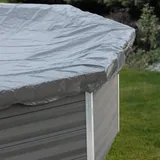 Gre Poolabdeckplane Grau 828x408 cm
