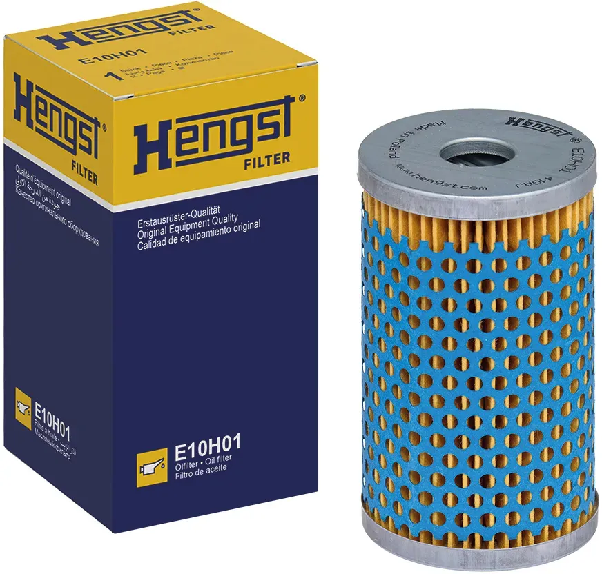 HENGST FILTER Ölfilter e10h01 Filtereinsatz 100mm für DAF Ford GM Fiat VAG BMW Mercedes RENAULT TRUCKS STEYR