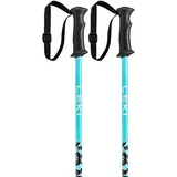 Leki Alpino Leki Rider Junior Stöcke - Darkblue Light Turquoise White - 80 cm
